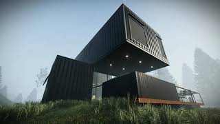 The Black Box | Modern Container Home Animation