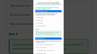 Ecological Principles: Carrying Capacity, Limiting Factors