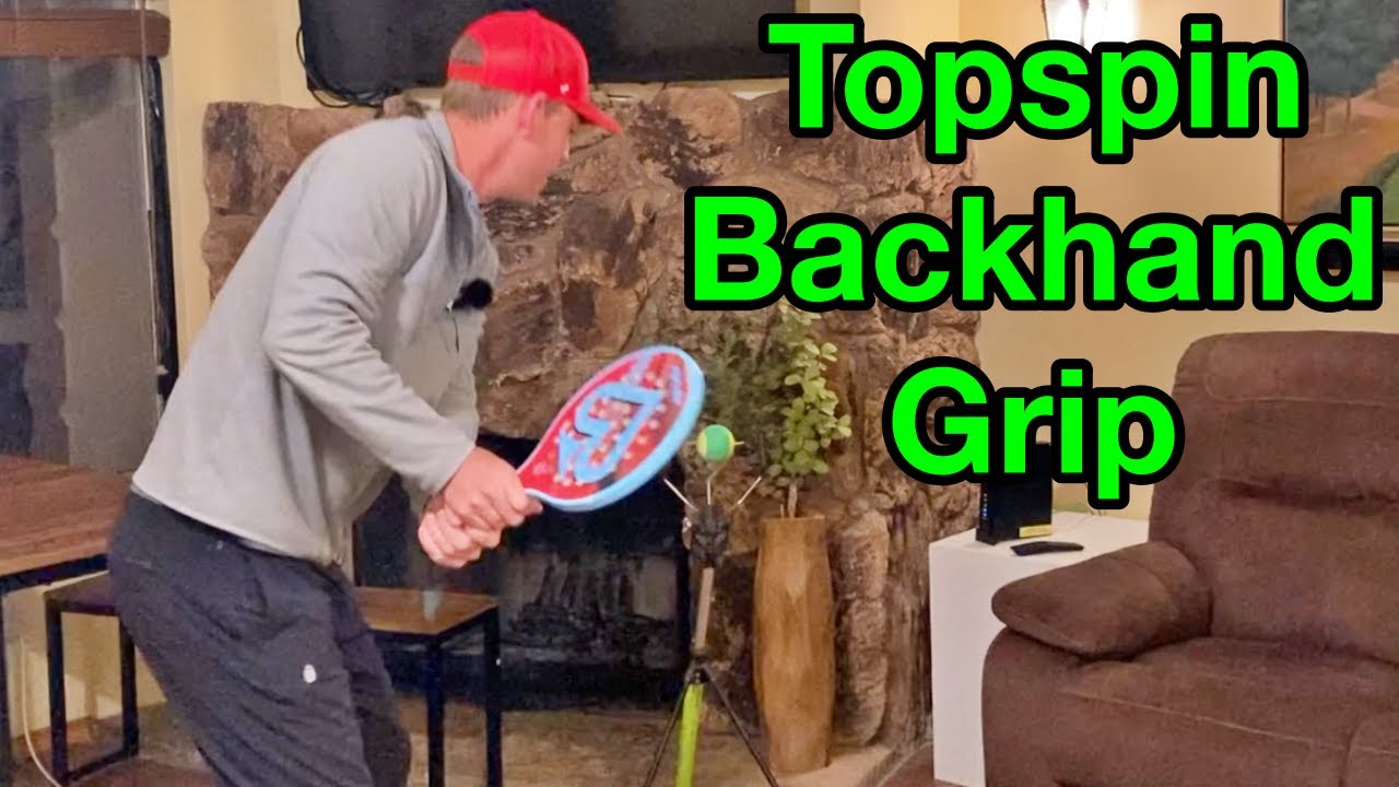 Topspin BackhandImportance Of The Grip (Spec Tennis) YouTube