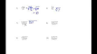 KCC - Math 121 - Chapter 7 Section 4 Part 1