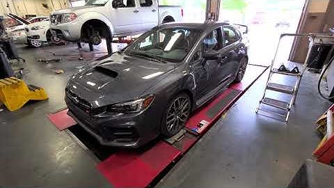 New 2021 Subaru WRX STI Alignment, Air Pressure & Wheel Balance Correction