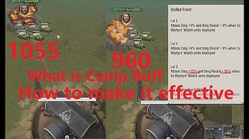 Warpath - How to Hack Your Camp Buff To Max 18% (War Tips & Tricks)