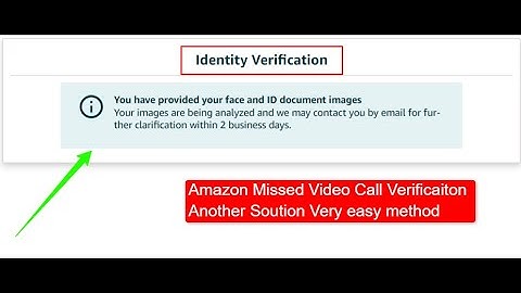 Amazon Reschedule video call appointment to complete your identity verification | Amazon Verified