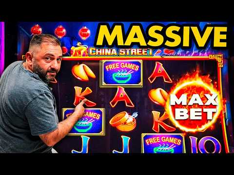 OMG CHINA STREET FIRE LINK WENT INSANE NON-STOP JACKPOTS!!! 🏮🤯