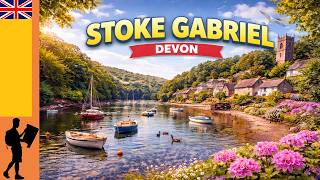 🔴 Stoke Gabriel, Devon: A Peaceful 4K Walk Through England’s Prettiest Village (ASMR)