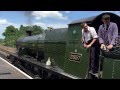 Severn Valley Railway with Drama Departing Bewdley Station