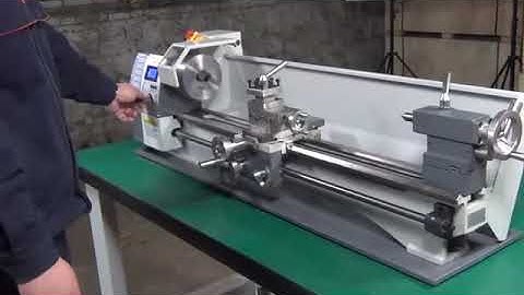 Manufacture mini bench lathe spindle bore 38mm center length 800mm brushless motor 850W