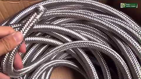 ỐNG RUỘT GÀ THÉP BỌC LƯỚI INOX D16 CHỐNG CHÁY NỔ ĐI DÂY ĐIỆN ✅ Giải Pháp Cơ Điện