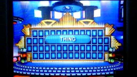 PS2 Wheel of Fortune Run Game 25 Part 3