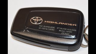 2019 - 2023 highland key fob battery replacement - easy diy