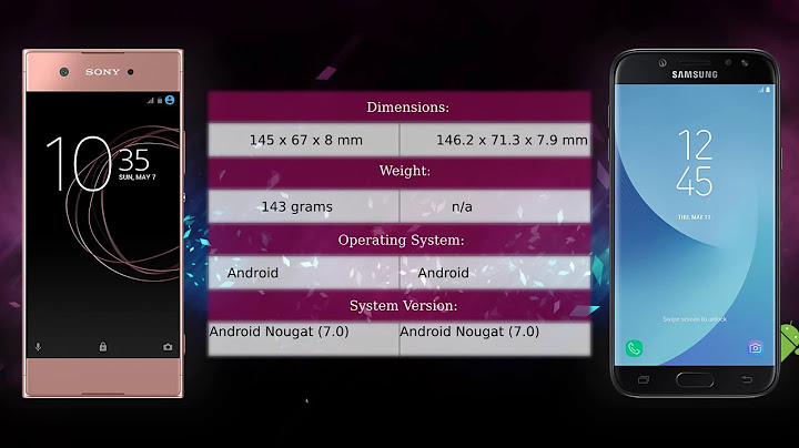 So sánh j5 và sony xa năm 2024