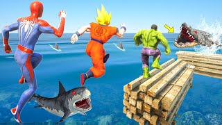 Superheroes EVENTS DAY, WIPEOUT PRSTACLES RUN CHALLENGE - GTA V Funny Contest # 214