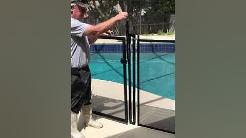 Self Closing Gate for Pool Fence