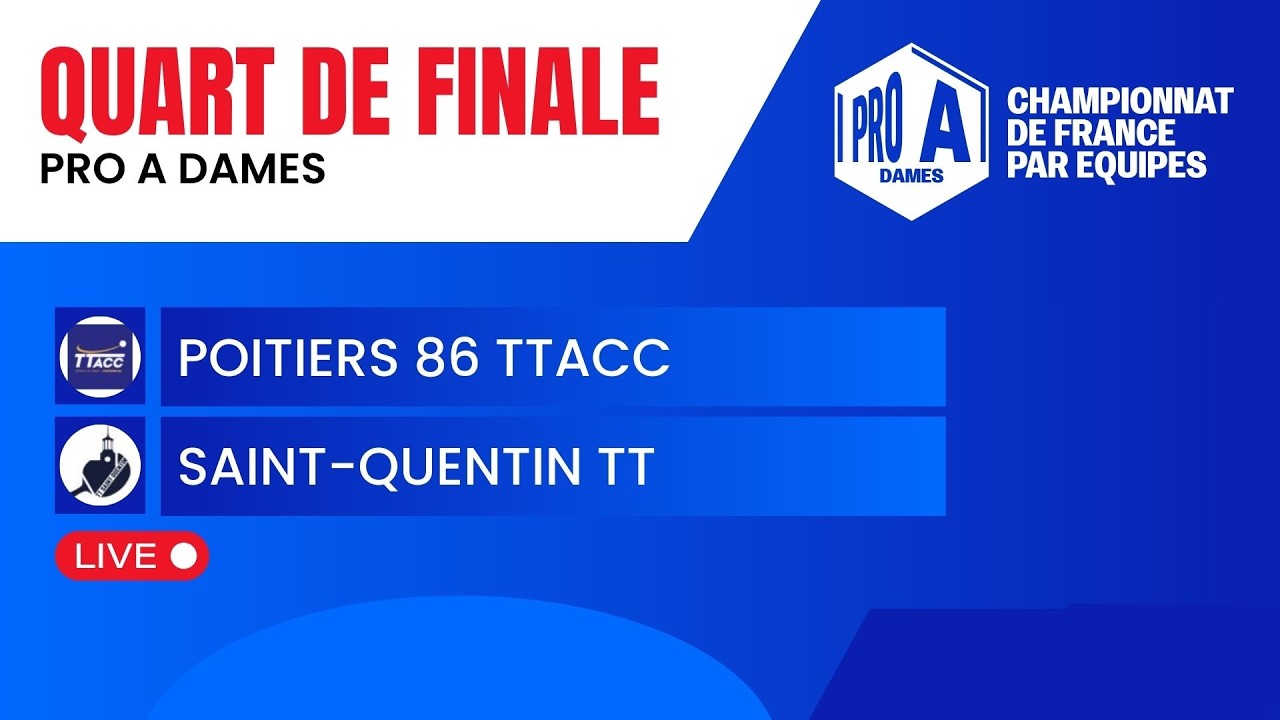 PRO A DAMES | PLAYOFFS | SAINT-QUENTIN - POITIERS TTACC