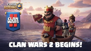 Clash Royale: ⚔️ CLAN WARS 2 BEGINS! ⚔️ (Official Launch Trailer)
