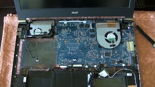 Acer Aspire V 17 Nitro VN7-791G-728H Disassembly, Repasting - YouTube