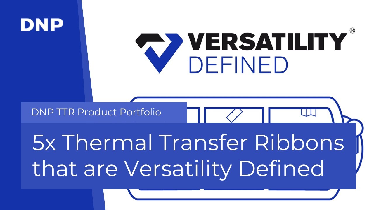 Meet DNP's Versatility Series - 5x Versatility Defined Ribbons - YouTube