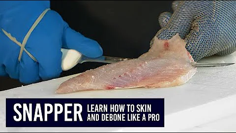 How to skin and debone New Zealand snapper (tāmure)