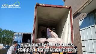 A busy container loading day at Utigoflex!