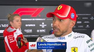 Lewis Hamilton: I lost both positions on the last corner | Post Sprint Interview | Canadian GP 2026