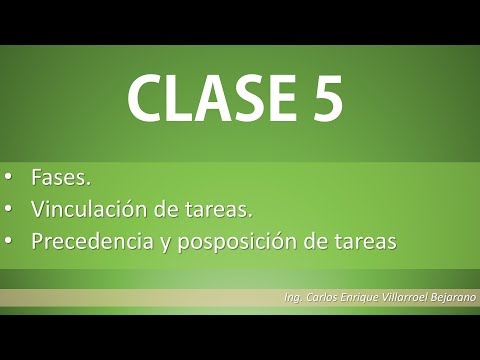CLASE 5/13 curso MS PROJECT
