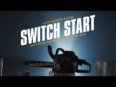 McCulloch CS 42STE Chainsaw - Switch Start