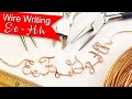 Ee Ff Gg Hh  Tutorial - Wire Writing