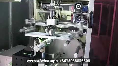 full automatic bottle cap silk screen printing machine