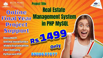 Real Estate Management System in #PHP #MySQL #SourceCode Final Year Project Development #Internship