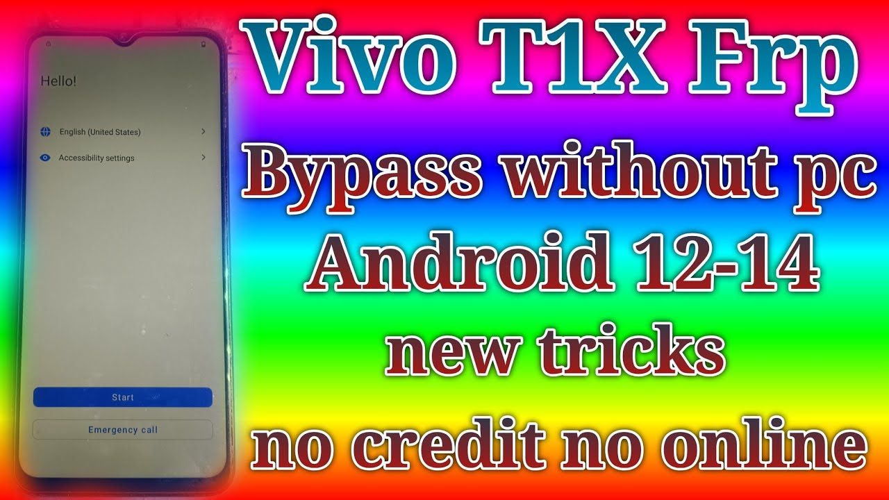 Vivo T1X Frp bypass without pc android 12, 13, 14, 15 || new trick || All Vivo google a/c bypass