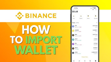How to Import Wallet on Binance