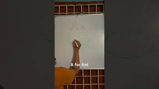 A for Ant ✨ #drawing #drawing4kids #bengalvlogger #bengalivlog #diy #easydrawing #painting