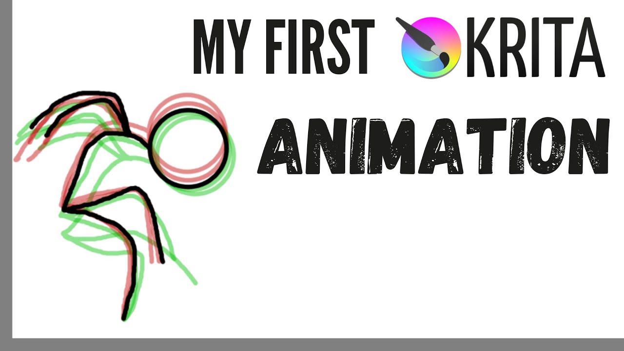 My FIRST ever Krita animation - YouTube