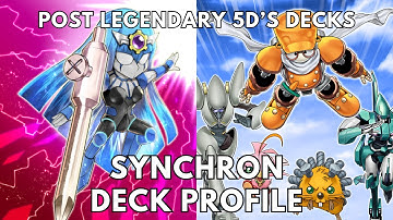 Synchron deck profile post Legendary 5D’s Decks (L5DD) November 2025 TCG Yugioh