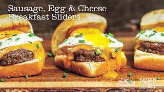 Sausage, Egg and Cheese Breakfast Sliders | PICS