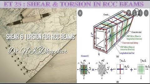 ET 25 - SHEAR & TORSION IN RCC BEAMS