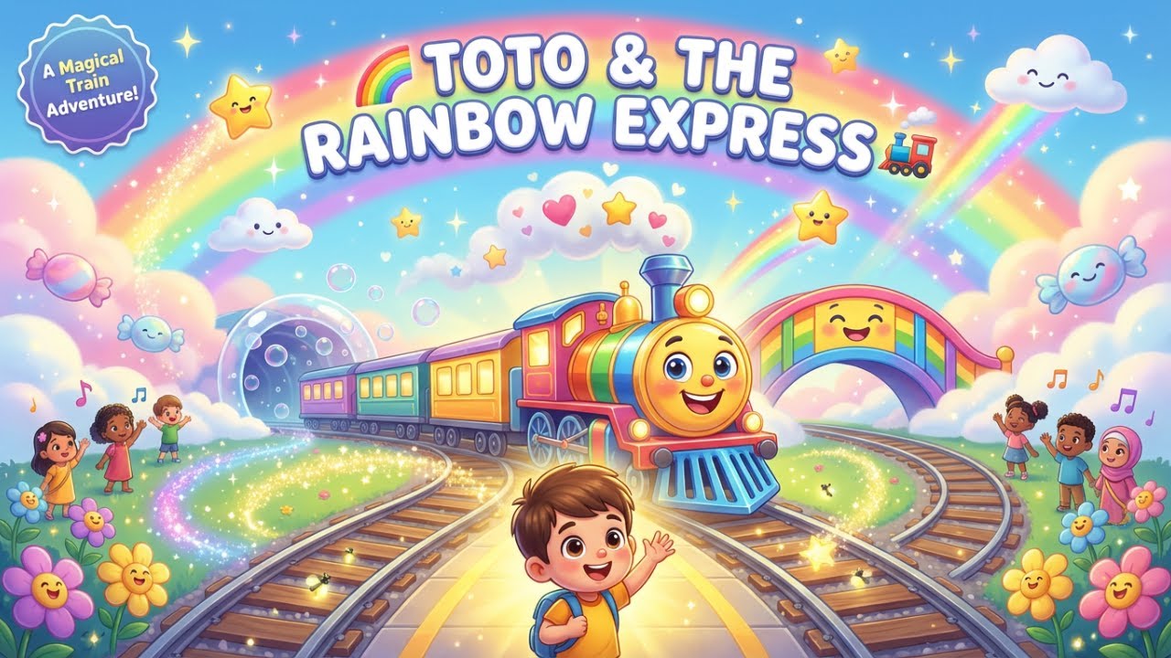 Toto & The Rainbow Express – A Magical Train Adventure for Kids