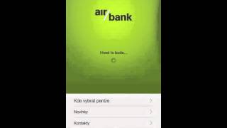 Mobilní aplikace Air Bank - chystáme aktualizaci screenshot 1