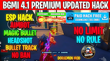 BGMI HACK 4.1 | BGMI 4.1 MOD APK | BGMI ESP HACK | BGMI NEW HACK TODAY | HOW TO HACK BGMI HACK