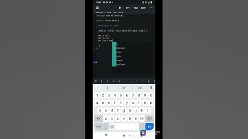 Java Coding with Mobile | Run Java Code in Mobile  #shorts