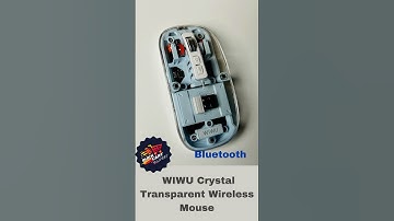 Trendy Hot Selling WIWU Crystal Transparent Wireless Mouse
