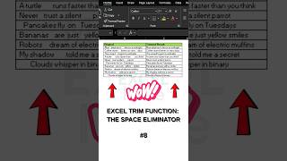 How to Use the TRIM Function in Excel