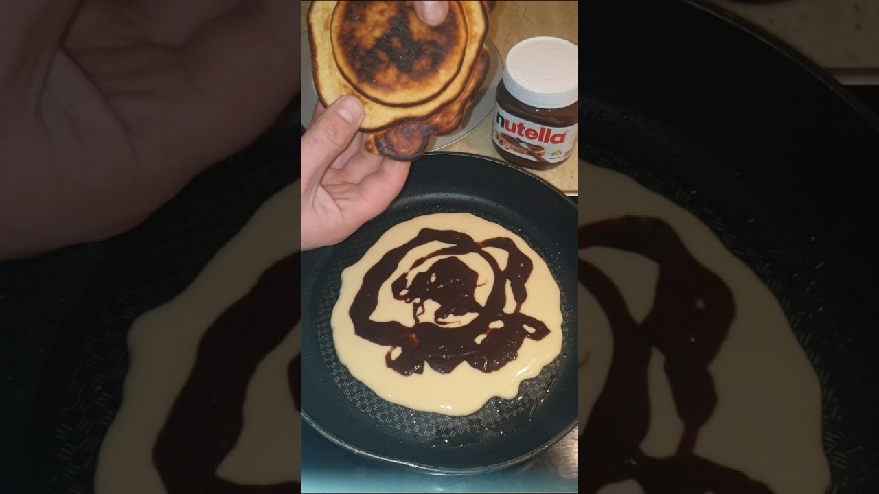 NUTELLA PANCAKE TARİFİ!