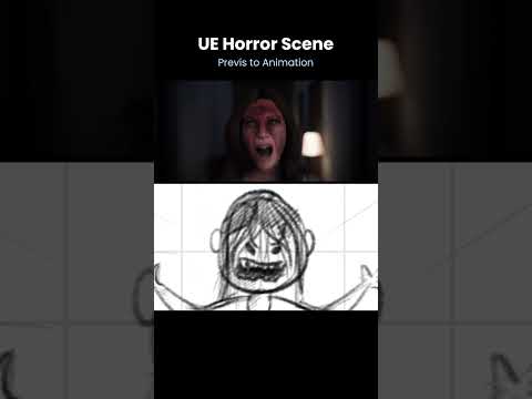 Previs to Animation | Horror Cinematic Scene | Unreal Engine #unrealengine