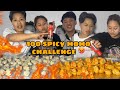 100 spiciest momo challenge with korean spicy sauce  balla balla khaisakyo hau