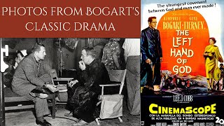 Publicity Photos From Bogart's Classic Drama - THE LEFT HAND OF GOD 1955