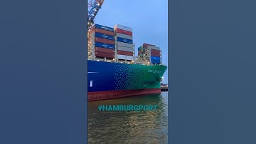 World’s third largest container shipping company Vessel - CMA CGM #shipping #shorts #french #hamburg
