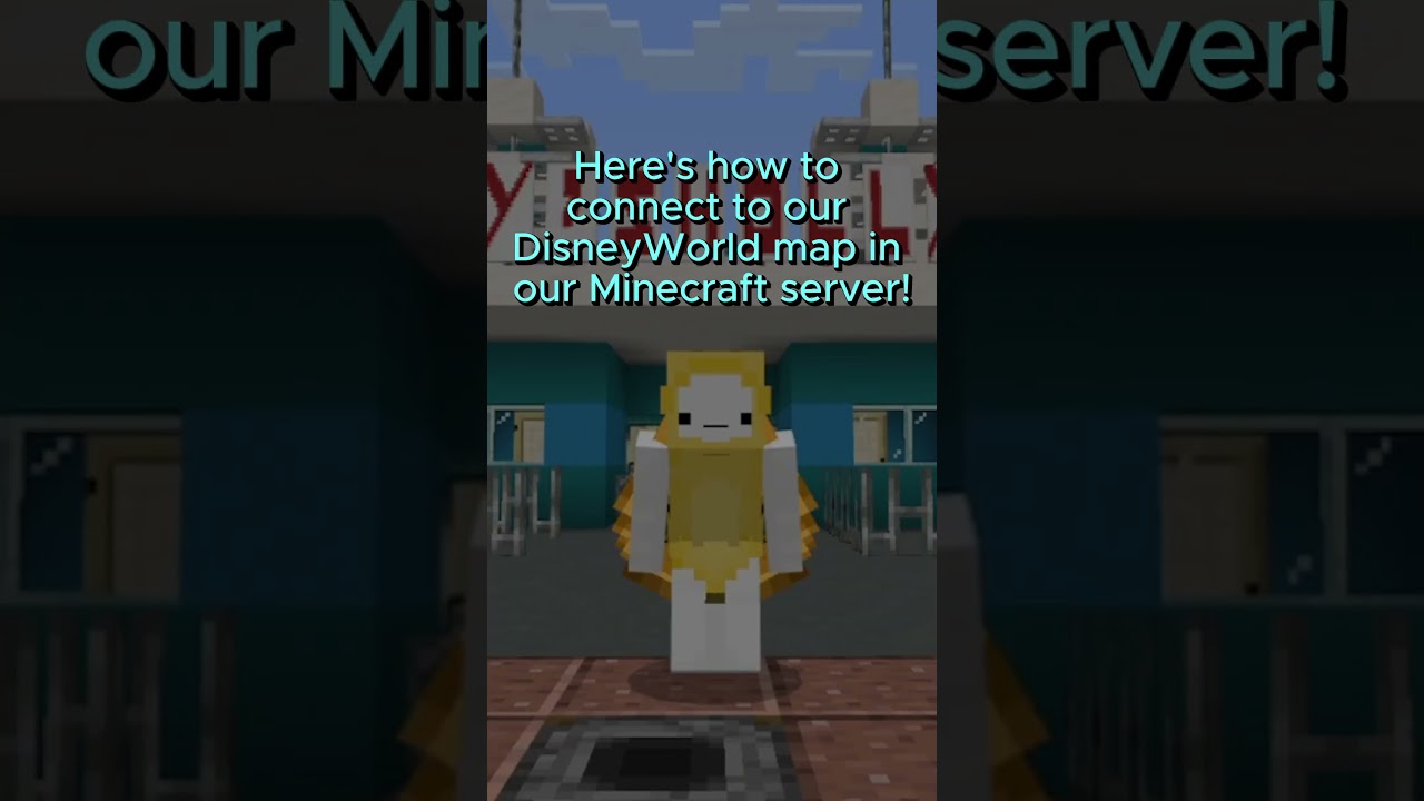 How to connect to our DisneyWorld Minecraft Realm! 