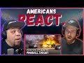 American reacts to grosjeans insane fireball crash emotional  real fans sports