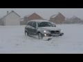 BMW X5 in deep snow